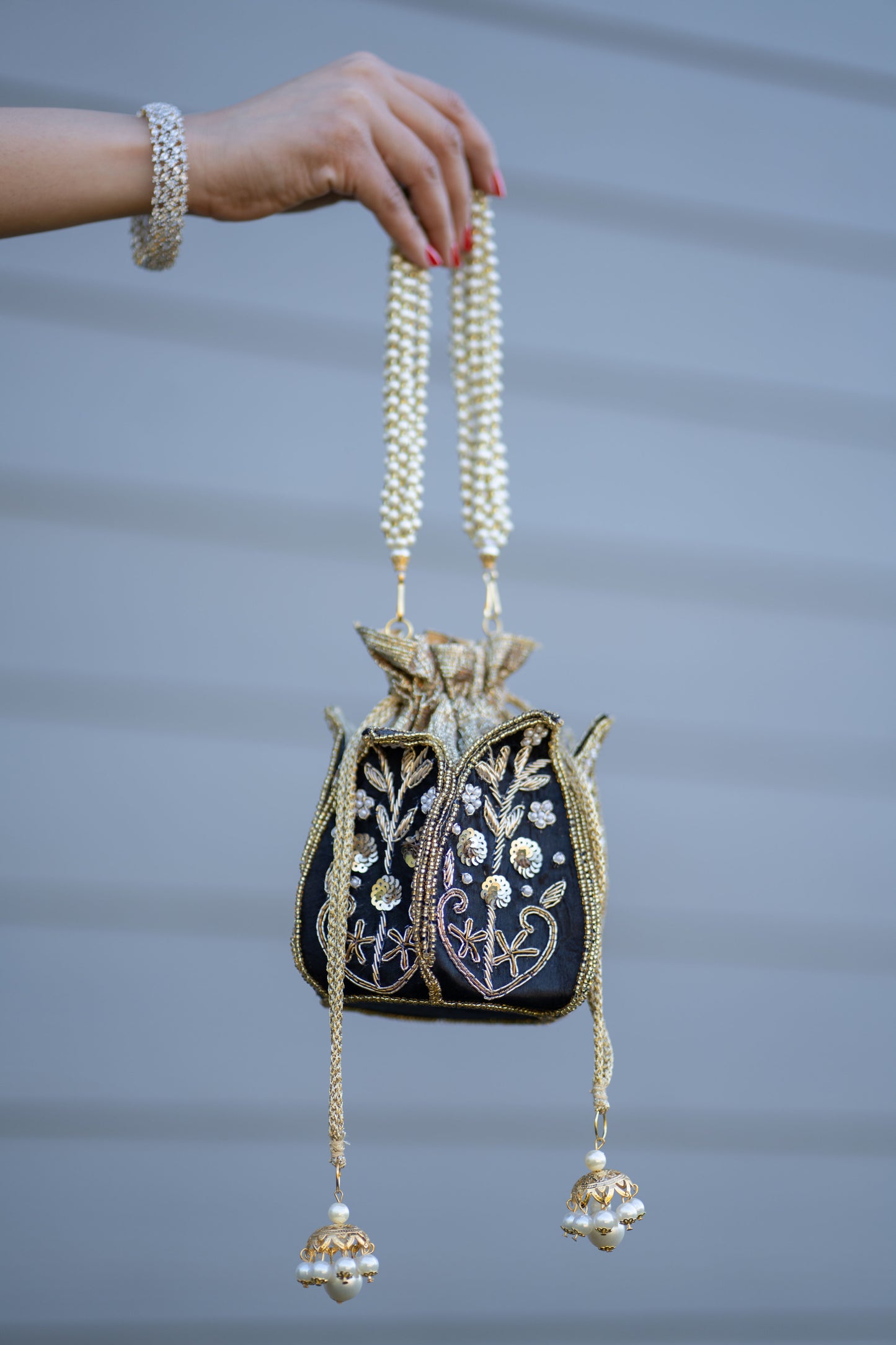 Lotus Potli Bag