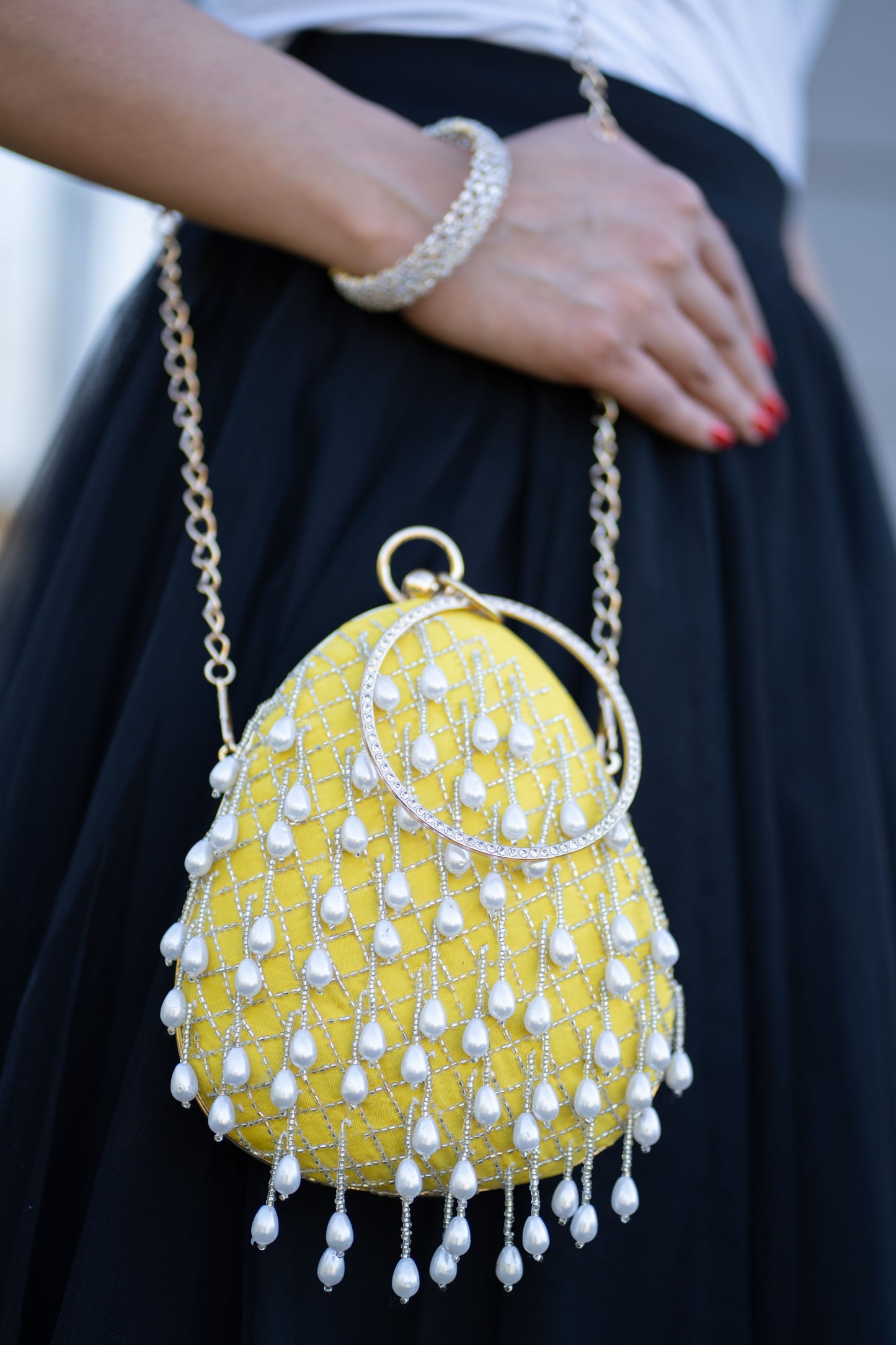 Aisha Pearl Bag