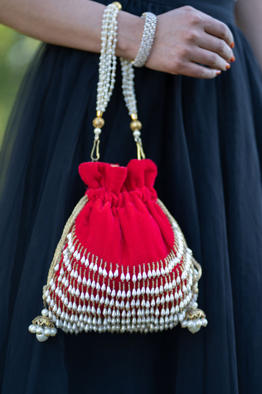 Preethi Pearl Potli Bag