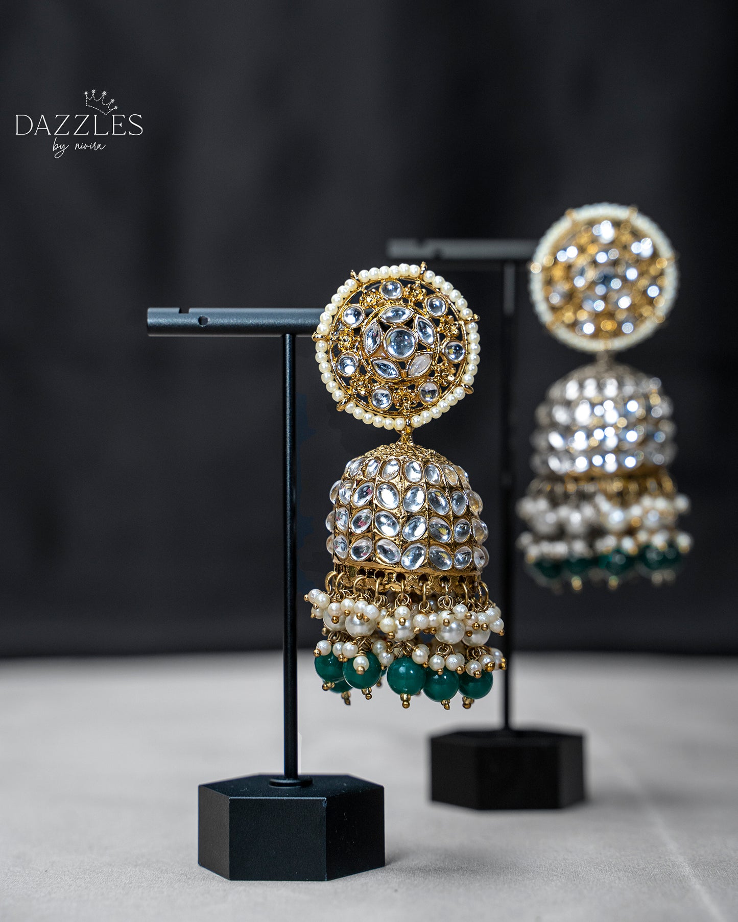 Amila Earrings with Removable Sahara