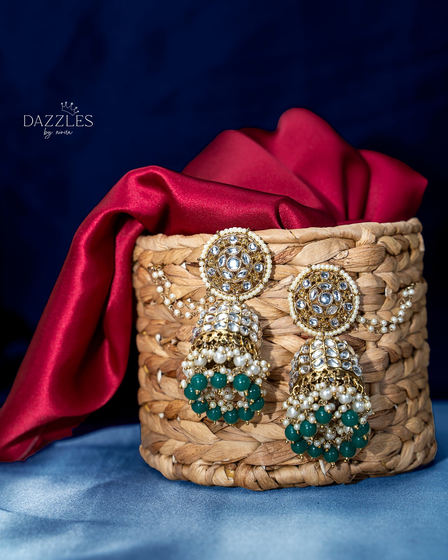 Amila Earrings with Removable Sahara